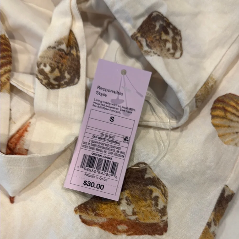 Target Cream and Brown Sleeveless Halter Sundress - Picture 5 of 5